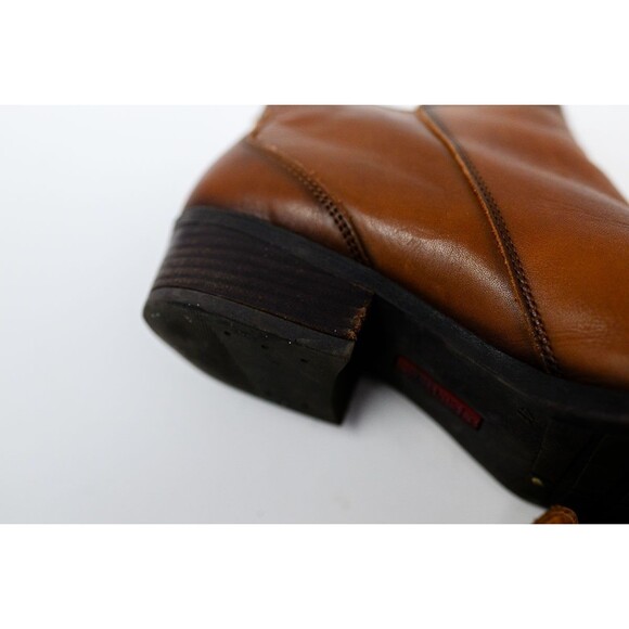 Pikolino's womens brown leather bootie ankle boots 41 9.5/10 - Picture 8 of 9
